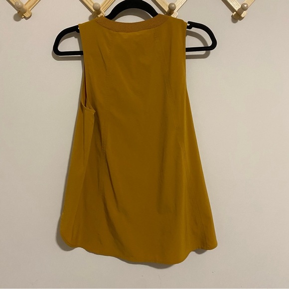 Athleta Golden Orange Loose Fit Athletic Tank Top size XS - Picture 7 of 8